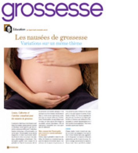 Les nausées de grossesse