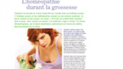 (Français) L’homéopathie durant la grossesse : érythème noueux