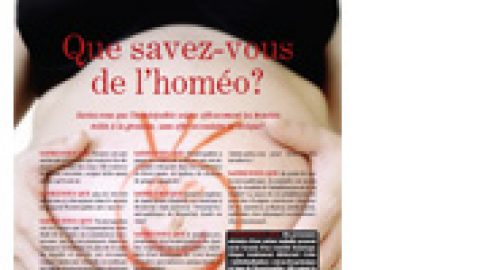 L’homéopathie soigne efficacement les troubles reliés à la grossesse